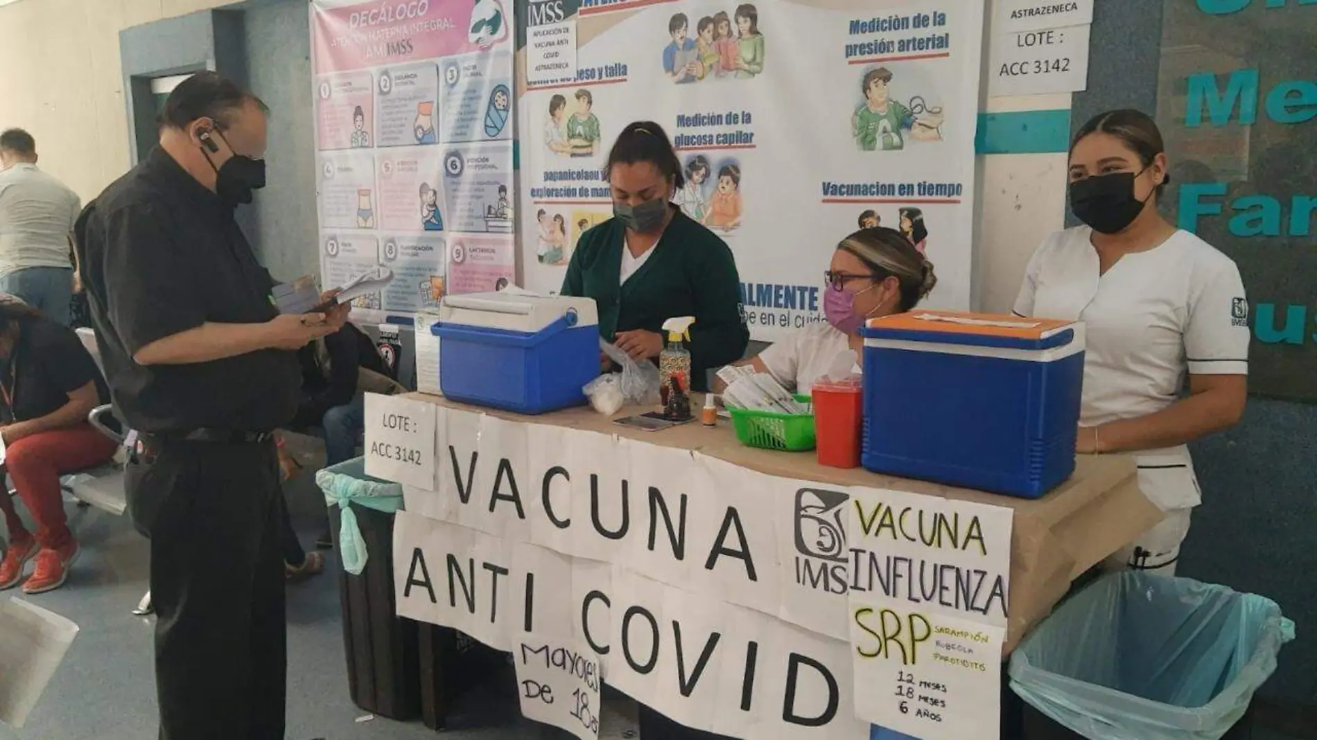 Vacunación intensiva imss